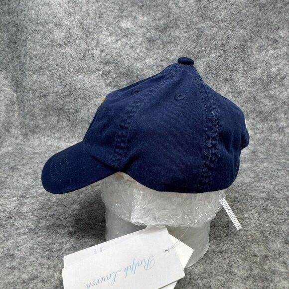 Polo Ralph Lauren Hat Baseball Cap Bear USA Sweater Baby Infant 3-9 Months Blue - Picture 9 of 9